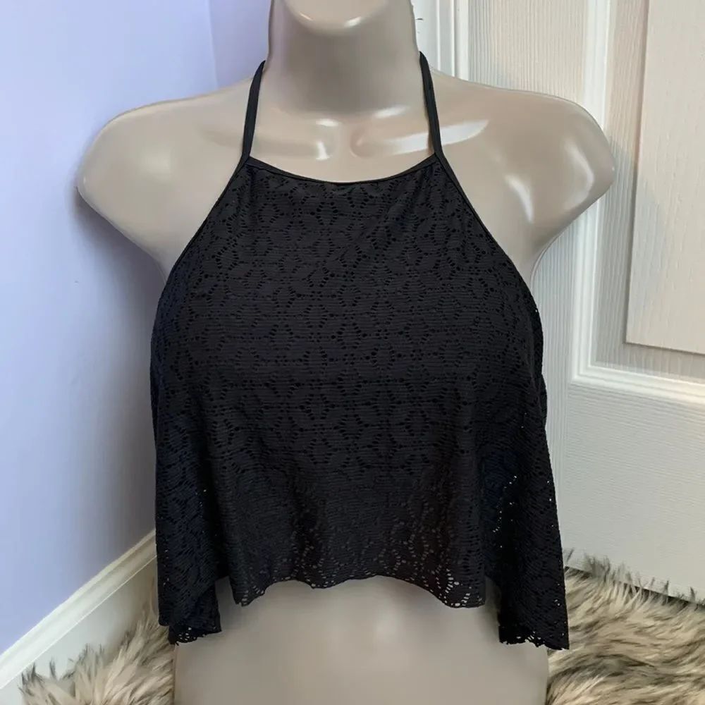 So Swimsuit Top Bra Swimwear Black M